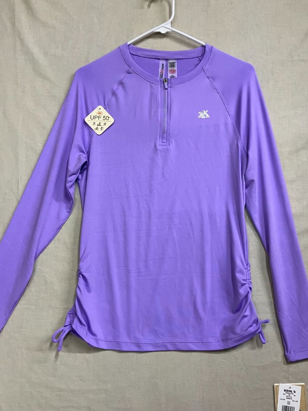 ZeroXposur Sun Protection Top Women's Small Willow Long Sleeve Raglan UPF 30+ - Picture 2 of 9